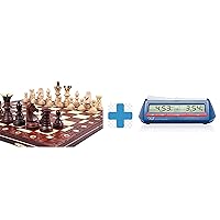 The Jarilo Chess Set and DGT Chess Clock