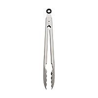 Stainless Steel Utility Tongs, 12 Inch