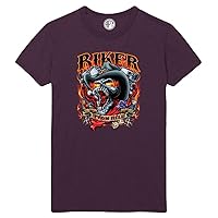 Biker from Hell Printed T-Shirt