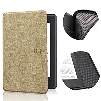Soft Fabric Case fits Kindle 11th Generation, Released in 2022. Does Not fit 11th Generation Kindle Paperwhite - Silicone Bottom Case is Hard-Wearing and Durable