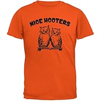 Old Glory Nice Hooters Orange Adult T-Shirt - Medium