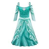 Dressy Daisy Mermaid Princess Fancy Dress Up Costume Halloween Birthday Party Outfit for Toddler & Little Girls
