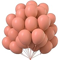 PartyWoo Blush Pink Balloons, 50 pcs 12 Inch Boho Pink Balloons, Salmon Pink Balloons for Balloon Garland or Balloon Arch as Party Decorations, Birthday Decorations, Baby Shower Decorations, Pink-F01