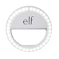 e.l.f. Glow On The Go Selfie Light, Ring Light for Phone, 36 Bulbs, 3 Brightness Levels, Illuminates, Highlights, Creates On-The-Go Photo Studio, 2x AAA Batteries Included