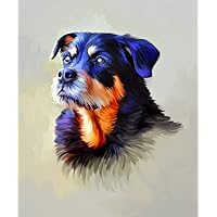 Christmas Gift Custom Portrait Dog Painting - Oil Painting (Individual) Hand Painted Portrait Painting - Photo to Painting …