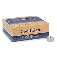 Natural Candles Paraffin-Free Tea Lights / 100-count Box