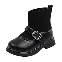 Big Size Boots Booties Little Kid Shoes Short Boots Girls Ankle Boots Kids Glitter Boots for Girls