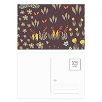 Mung Bean Flower Plant Paint Postcard Set Birthday Mailing Thanks Greeting Card