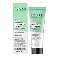 Acure Ultra Hydrating Electrolyte Facial Moisturizer | 100% Vegan | For Dry Skin | With Plant Squalane & Prickly Pear For Intense Moisture | Easily Absorbed 1.7 Fluid Ounce (Pack of 1)
