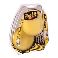 Meguiar’s 4” DA Polishing Power Pads G3508 - Polishing Pad Kit Includes 2 Foam Pads for Light Swirl Removal or Adding Gloss, Intended for DA Power System Tool and your Favorite Polish or Glaze, 2 Pads
