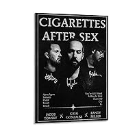 bAOBAOSHU Cigarettes Poster After Sex Band Signture Poster Decorative Painting Canvas Wall Posters And Art Picture Print Modern Family Bedroom Decor Posters 08x12inch(20x30cm)