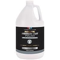 Rolite Medium Cut Polish (1gallon) for Removing Compound Scratch & Swirl Marks for Automotive Clear-Coat Paints, Low Sling, Easy Clean-up