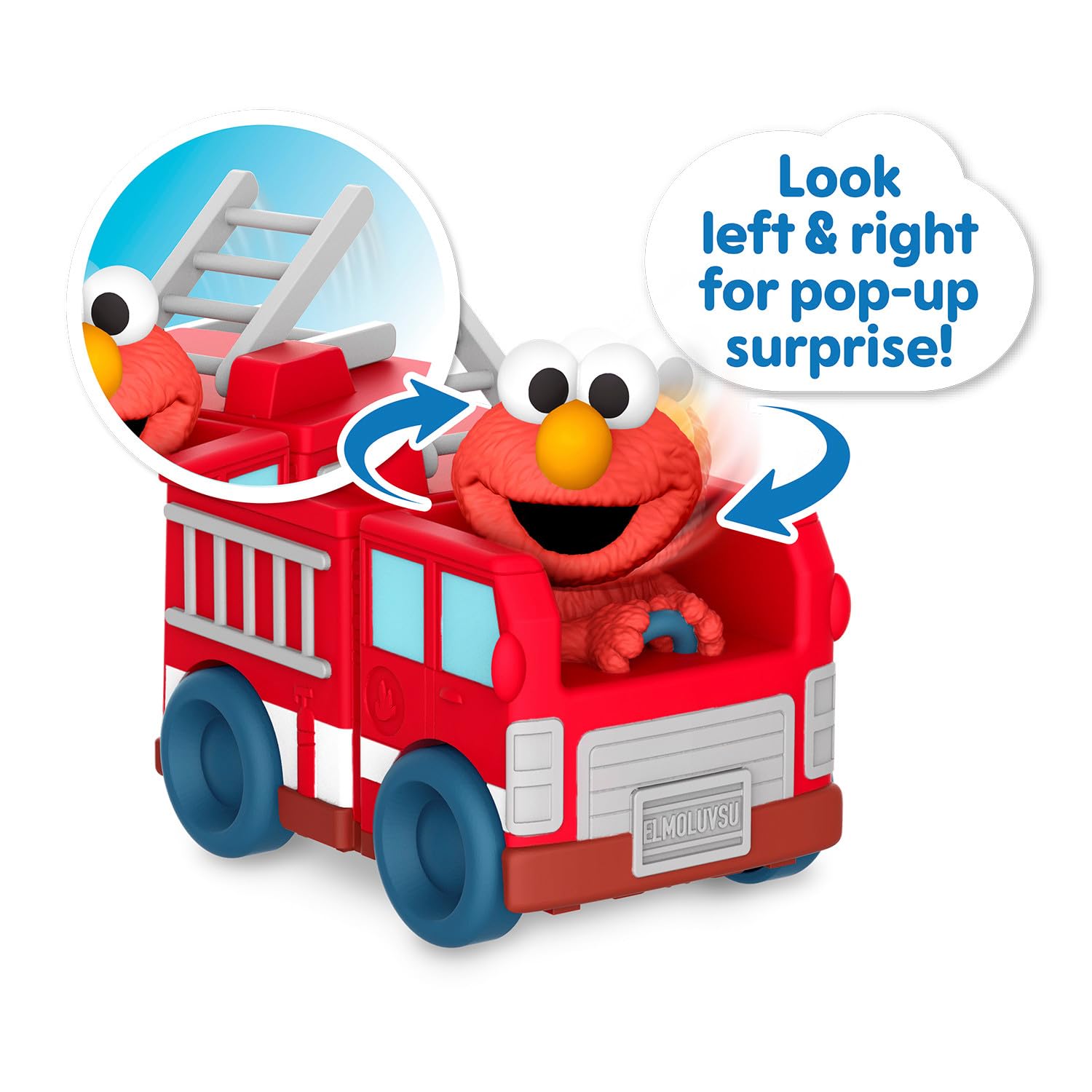 Sesame Street Twist and Pop Wheelies 3-Pack Preschool Toy Vehicles, Officially Licensed Kids Toys for Ages 2 Up, Gifts and Presents, Amazon Exclusive