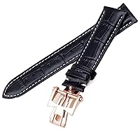 19mm 20mm 21mm 22mm Genuine Leather Watch Band For Vacheron Constantin Patrimony VC Men And Women Black Brown Cowhide Strap