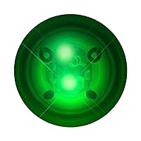 LED Impact Activated Bouncy Ball Green | Handball and Racquetball Sports | 1.5 Inches | 1 Ball per Quantity Ordered.