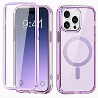 Phone Flip Wallet Case Clear Case Compatible with iPhone 15 Pro Max Case,Shockproof Protective Dustproof Double Full Body Front with Screen Protector Anti Yellowing Case Compatible with iPhone 15 Pro