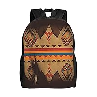 Native American Backpack For Women Men Travel Laptop Backpack Rucksack Casual Daypack Lightweight Travel Bag