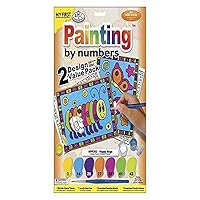 Royal Brush My First Paint by Number Kit, 8.75 by 11.375-Inch, Happy Bugs, 2/Pkg