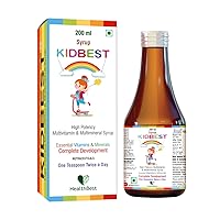 Kidbest Multivitamin Syrup for 3-13 Years Kids | 200ml
