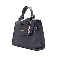 Pelle Luxur PU Bynle Satchel Bag | Ladies Purse Handbag | Black