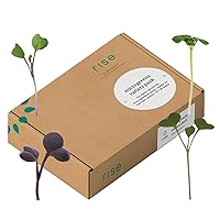 Rise Gardens Microgreens Variety Pack Pod Kit, Microgreen for Planting in Hydroponic Gardens and Indoor Growing Systems, 12-Pack