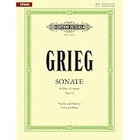 Violin Sonata No. 2 in G Op. 13: Based on Edvard Grieg Complete Edition, Urtext (Edition Peters)