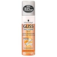 GLISS Hair Leave-In Conditioner Ultra Moisture Express Repair, 6.8 Fl Oz