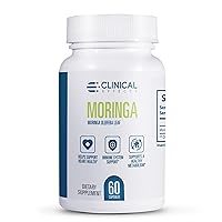 Clinical Effects Moringa Oleifera - 800mg Moringa Capsules Superfood Supplement - Heart, Joint, Energy and Immune Support Supplement - 60 Capsules