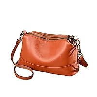 [YorEm] TOP FORWARD Fashion Women Genuine Leather Handbag Women Bag Designer Women Shoulder Bag Cowhide Women Messenger Bag