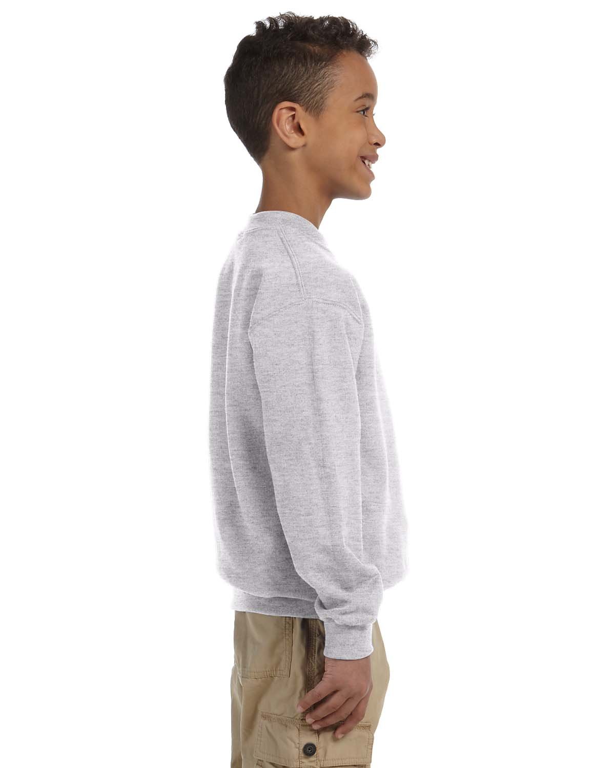 Gildan Heavy Blend Youth Crewneck Sweatshirt, Sport Grey, X-Small
