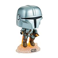 Funko POP! Star Wars #408 - The Mandalorian [Flying with Blaster] Exclusive