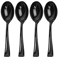 Black Tiny Tasters Mini Spoons - 3.75