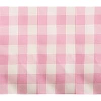 Poly Poplin Checkered Apparel Upholstery Fabric 58