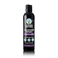 Natural Shampoo by Herbal Choice Mari (Lavender & Calendula, 8 Fl Oz Bottle) - Made with Organic Ingredients - No Toxic Synthetic Chemicals
