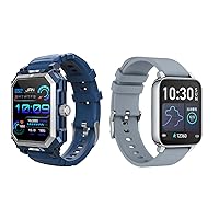 Military Smart Watches for Men (Answer/Dial Call) Smart Watch 1.69’’ Full Touch Screen Fitness Tracking