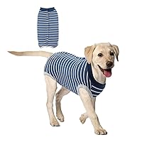 Original Recovery Suit - Recovery Shirt for Male Female Dog Cats Dog Post Surgery Suit Anti Licking Biting Dog Surgical Recovery Suit Male - Dog Recovery Suit Female -Vu01,Bluestripe-S