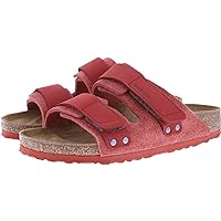 Birkenstock Uji - Sporty Comfort in Nubuck and Suede Leather, Individually Adjustable Fasteners, and Anatomically Shaped Cork-Latex Footbed