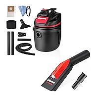 Shop-Vac 2.5 Gallon 2.5 Peak HP Wet/Dry Vacuum and Nozzle Kit with LED Light