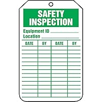 Signs TRS315CTP Inspection Record Tag, Legend 