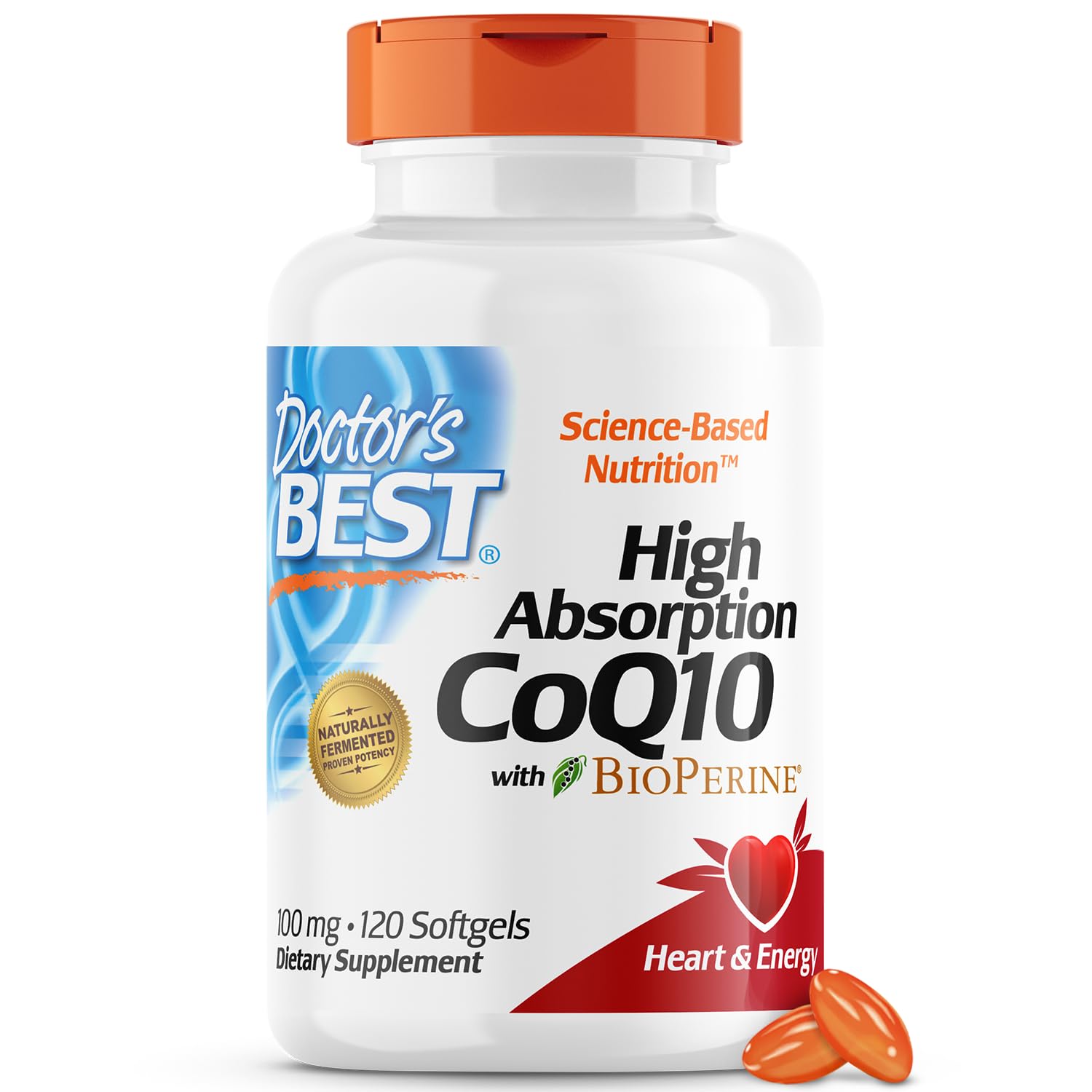 Doctor's BEST High Absorption CoQ10 with BioPerine, Gluten Free & NatureWise Curcumin Turmeric 2250mg 95% Curcuminoids & BioPerine Black