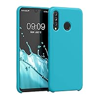 kwmobile Case Compatible with Huawei P30 Lite Case - TPU Silicone Phone Cover with Soft Finish - Cool Glacier