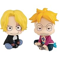Megahouse - One Piece - Look Up Series - Sabo & Marco Figure Set W Gift