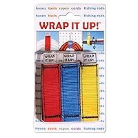 AIRHEAD Wrap It Up, Set of 3 Cord Organizers, Assorted Colors