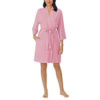 Nautica Women's Sleepwear Cotton Jersey Knit Robe (Regular and Plus Size)