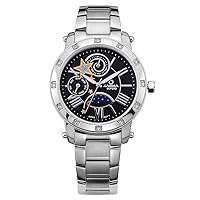 Brand Dazzle Beauty Calendar Display Women Quartz Wrist Watches Stainless Steel SP-2801-S7