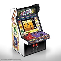 My Arcade Dig Dug Micro Player -Collectible Miniature-Fully Playable, 6.75 Inch Collectible, Color Display, Speaker, Volume Buttons, Headphone Jack (DGUNL 3221) - Electronic Games