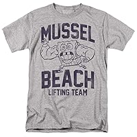 Popfunk Classic Spongebob Mussle Beach Lifting Team Unisex Adult T Shirt