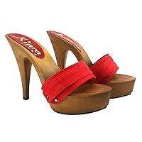 Sexy RED Clogs for Women - K9301 Rosso