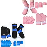 SuzziPad Cold Therapy Socks & Hand Ice Pack, Cold Gloves for Chemotherapy Neuropathy, Chemo Care Package for Women and Men, Ideal for Plantar Fasciitis, Carpal Tunnel, Arthritis Foot Pain Relief, S/M