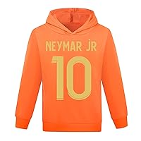 Kids Casual Hooded Neymar JR Sweatshirts Trendy Comfy Hoodies Lightweight Loose Fit Pullover for Boys Girls(2-16Y)